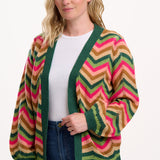 Cárdigan SUGARHILL Bella Multi, Autumn Chevron