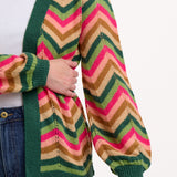 Cárdigan SUGARHILL Bella Multi, Autumn Chevron