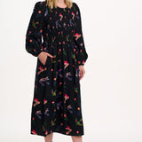 Vestido SUGARHILL Darcie Black Rainbow Folk Bird