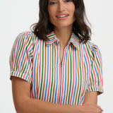 Vestido SUGARHILL Gillian Multi, Colourful Canvas Stripe