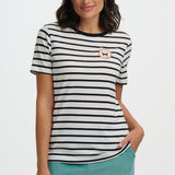 Camiseta SUGARHILL Maggie Off White/Black, Lucky Cat