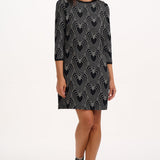 Vestido SUGARHILL Tamara Black/Off White, Heart Explosion