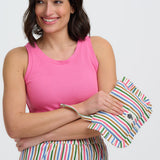 Neceser SUGARHILL Waverley Frill Multi, Colourful Canvas Stripe