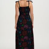 Vestido SUGARHILL Willa Black, Island Fiesta