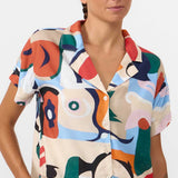 Camisa SUITE13LAB Nyasa Print Cruise