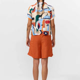 Camisa SUITE13LAB Nyasa Print Cruise