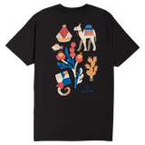 OLOW Magic Flower Carbon Black T-shirt