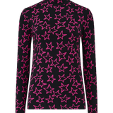 Top SUGARHILL Annika Black/Pink, Doodle Stars