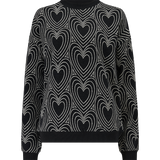 Jersey SUGARHILL Gerri Black/Off White, Heart Explosion