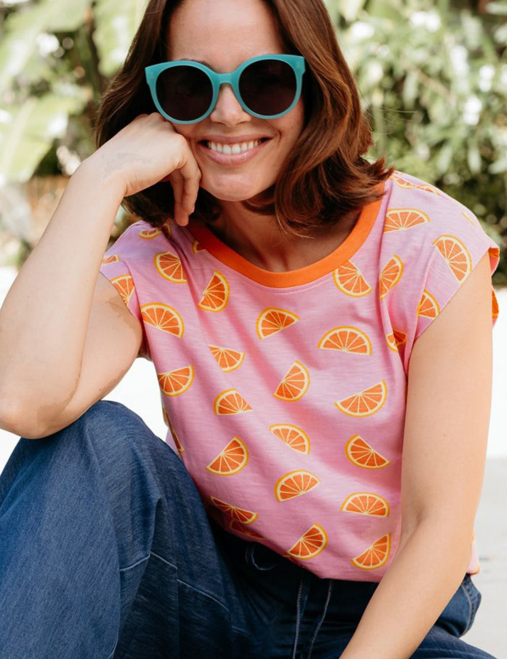 Camiseta SUGARHILL Chrissy Pink, Oranges