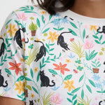 Camiseta SUGARHILL Maggie Off White Cats — vista 3