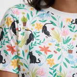 Camiseta SUGARHILL Maggie Off White Cats — vista 3