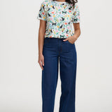 Camiseta SUGARHILL Maggie Off White Cats — vista 4