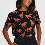 Camiseta SUGARHILL Maggie Black Horse — vista 2