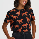 Camiseta SUGARHILL Maggie Black Horse — vista 2