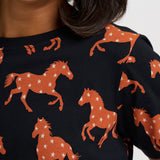 Camiseta SUGARHILL Maggie Black Horse — vista 3