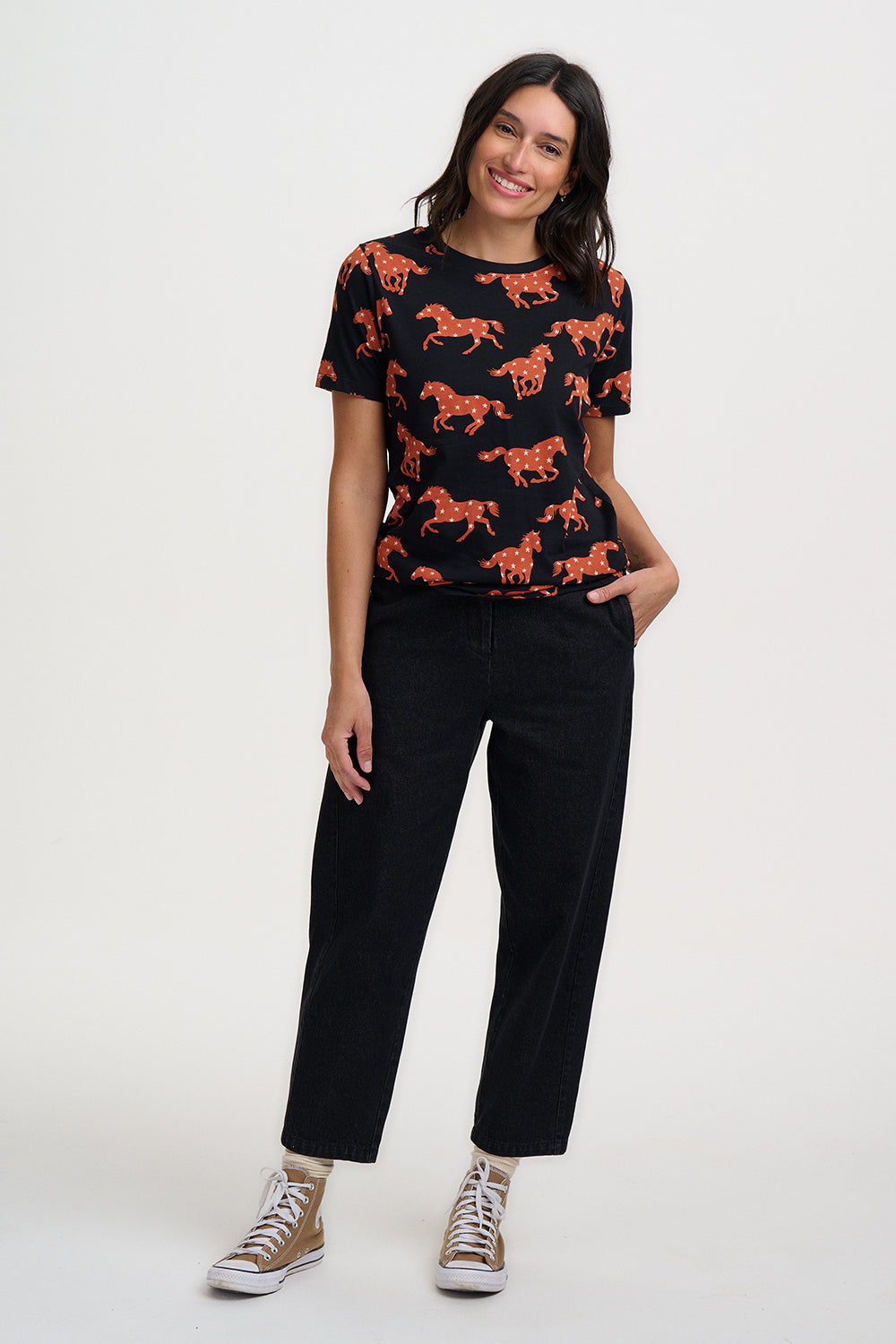 Camiseta SUGARHILL Maggie Black Horse — vista 5