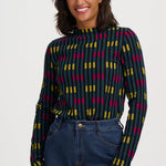 Camiseta SUGARHILL Isabel Petrol Lights — vista 2