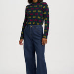 Camiseta SUGARHILL Isabel Petrol Lights — vista 5