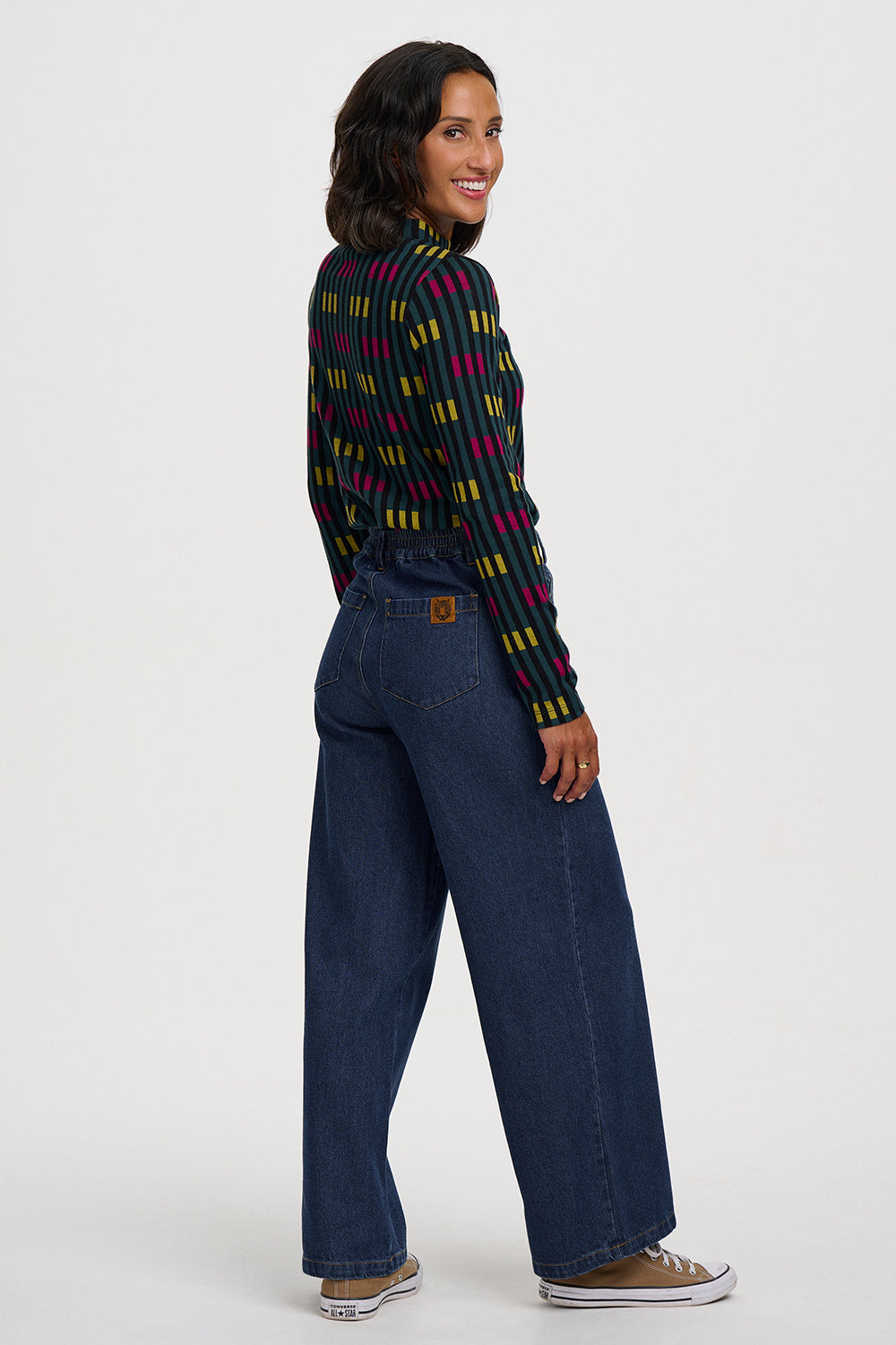 Camiseta SUGARHILL Isabel Petrol Lights — vista 7