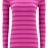 Camiseta SUGARHILL Trista Pink Mauve Stripe — vista frontal del producto