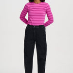 Camiseta SUGARHILL Trista Pink Mauve Stripe — vista 5