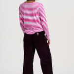 Camiseta SUGARHILL Brunswick Magenta Chicken Embroidery — vista 6
