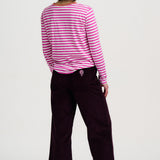 Camiseta SUGARHILL Brunswick Magenta Chicken Embroidery — vista 6