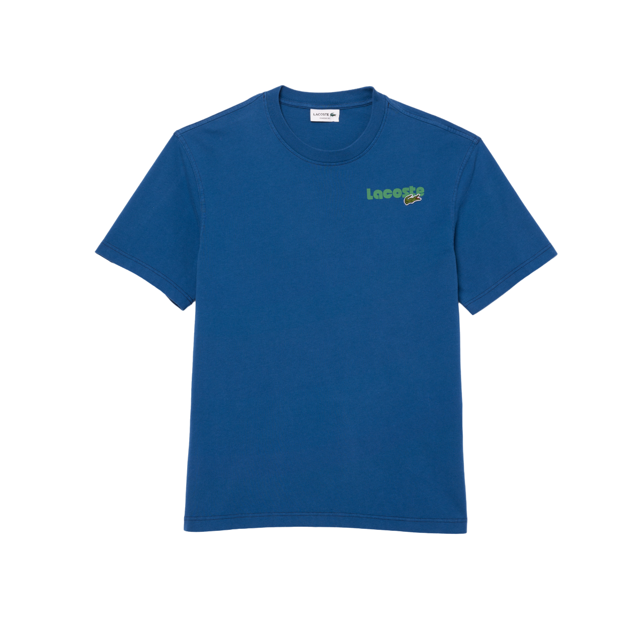 Camiseta LACOSTE Efecto Lavado Degradé Azul