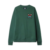 Sudadera BLUE BANANA Unisex Classic Crew Trekking Green