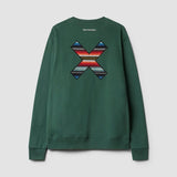 Sudadera BLUE BANANA Unisex Classic Crew Trekking Green