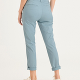 DOCKERS Women's Slim Fit Weekend Vintage Indigo Blue Chino Pants 