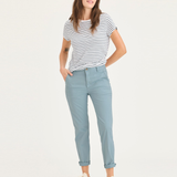 DOCKERS Women's Slim Fit Weekend Vintage Indigo Blue Chino Pants 