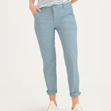 DOCKERS Women's Slim Fit Weekend Vintage Indigo Blue Chino Pants 