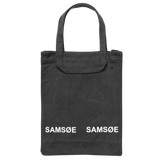Bolso Shopper SAMSØE SAMSØE Saluca Washed Black