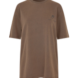 Camiseta SAMSØE SAMSØE Sacohen 15489 Brown Stamp