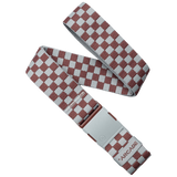 Cinturón ARCADE Check Cloud Burgundy