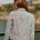 Chaqueta LA PETITE ÉTOILE Vana Vichy Azul