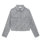 Chaqueta LA PETITE ÉTOILE Vana Vichy Azul