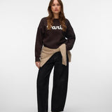 Sudadera VERO MODA Caisa Alina Chocolate Torte / París