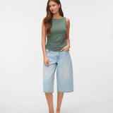 Camiseta VERO MODA Kira Boat Neck Laurel Wreath