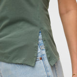 Camiseta VERO MODA Kira Boat Neck Laurel Wreath