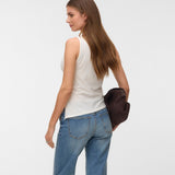 Camiseta VERO MODA Kira Boat Neck Snow White