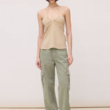 Top BLUE BANANA Mujer Vibe Camel