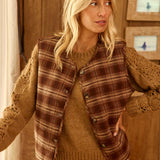 Chaleco LA PETITE ÉTOILE Vinka Marrón