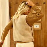 Chaleco LA PETITE ÉTOILE Vinka Marrón