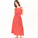 Vestido BEHULAH Loto Rojo