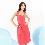 Vestido BEHULAH Vera Vichy Rosa