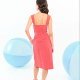 Vestido BEHULAH Vera Vichy Rosa