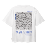 Camiseta WOODBIRD WBBaine Sea White